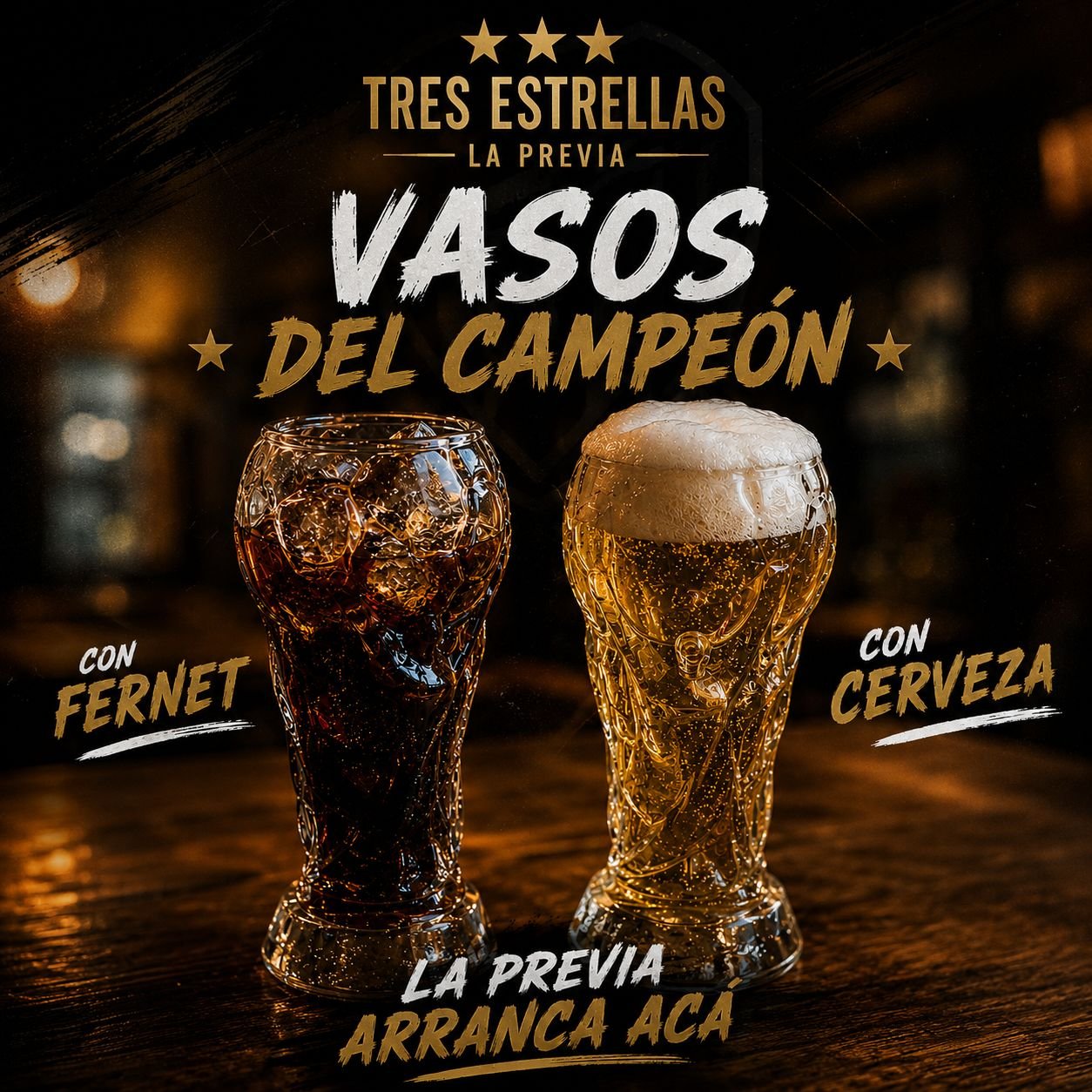Vasos del Campeón ⭐⭐⭐