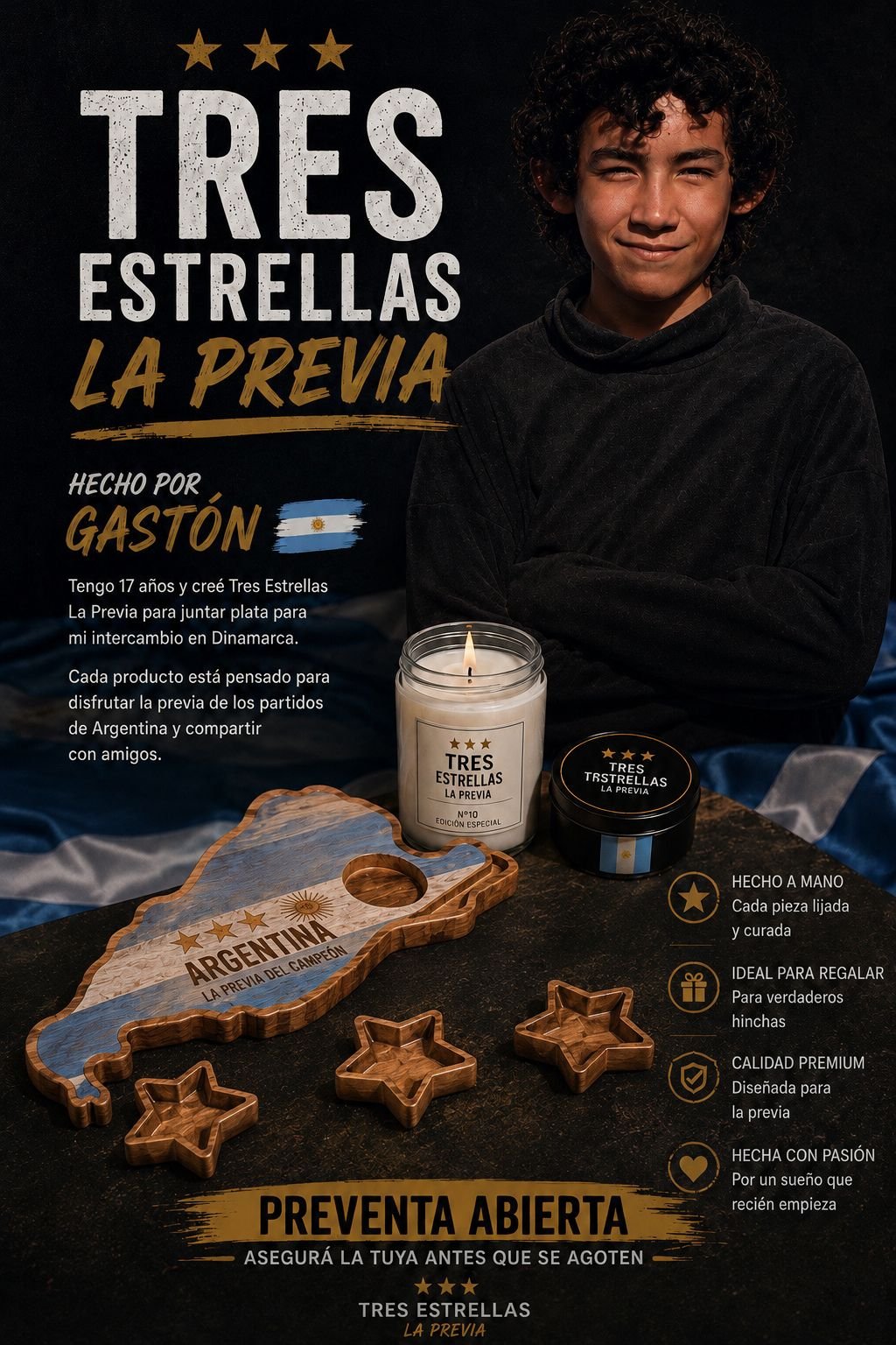 Combo Argentina - Tres Estrellas La Previa